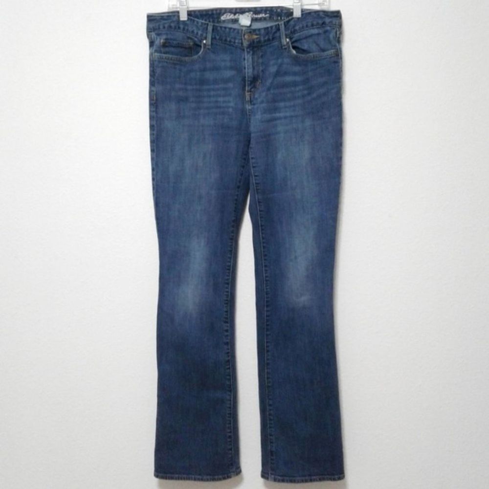 Eddie Bauer High Waist Jeans Relaxed Bootcut